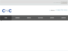 Tablet Screenshot of cnc-tel.com
